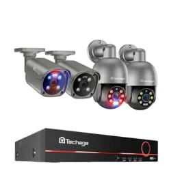 8CH CCTV-system, 4K opløsning, H.265 kompression,8ch 4 kameraer