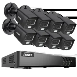 8CH DVR CCTV Sikkerhedssystem, 5MP Ultra HD Opløsning, Infrarød Nattesyn,2T, 3K CMOS Kamera-c