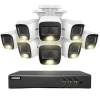 8CH DVR CCTV Sikkerhedssystem, 5MP Ultra HD Opløsning, Infrarød Nattesyn,3K CMOS Kamera-b, Ingen