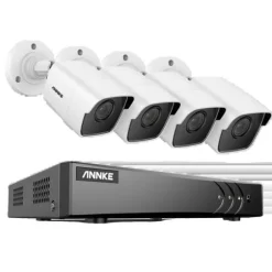 8CH DVR CCTV Sikkerhedssystem, 5MP Ultra HD Opløsning, Infrarød Nattesyn,5MP CMOS Kamera-a, 4T
