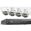 8CH NVR Sikkerhedssystem, 8MP Høj Opløsning, Fjernadgangsfunktionalitet,8CH NVR 4PCS Kamera-a, Ingen