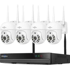 16CH NVR Sikkerhedssystem, 5MP Høj Opløsning, IP66 Vandtæt,16CH NVR 3MP 4 Cas, EU stik, 1T