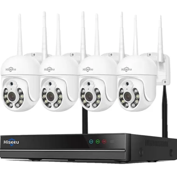 16CH NVR Sikkerhedssystem, 5MP Høj Opløsning, IP66 Vandtæt,16CH NVR 3MP 4 Cas, EU stik, 1T