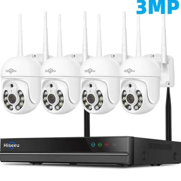 16CH NVR Sikkerhedssystem, 5MP Høj Opløsning, IP66 Vandtæt,16CH NVR 3MP 4 Cas, EU stik, 1T