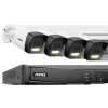 8CH Overvågningskamera System, 12MP Opløsning, Smart Menneske- og Køretøjsdetektion,2T, 8CH 4Pcs Kamera-a