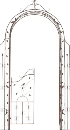 Classic Garden Arch - Rose Arch - Stål robust, perfekt som klatrehjælp