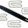45cm / 1,3 mm / 3/8" / 62 TG Sværd + 4X kæde for Scheppach CSH 46 motorsav