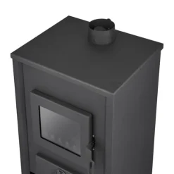 CV Brændeovn - stål - fritstående - 15kw