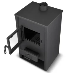 CV Brændeovn - stål - fritstående - 15kw