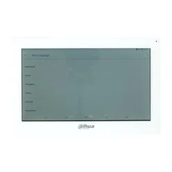 Dahua VTH5341GW-W Digital Indendørs Monitor, 10-Tommer Skærm, To-Vejs Taleopkald, Elevator Kontrol
