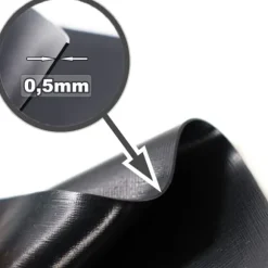 Dam liner PVC 13 m x 2 m 0,5 mm Sort Have dam liner