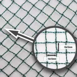 Damnet 24 m x 10 m Bladnet Dæknet Silonet robust