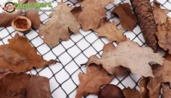 Damnet 30 m x 16 m Sort fiskedamsnet Bladnet Net Fuglebeskyttelsesnet robust