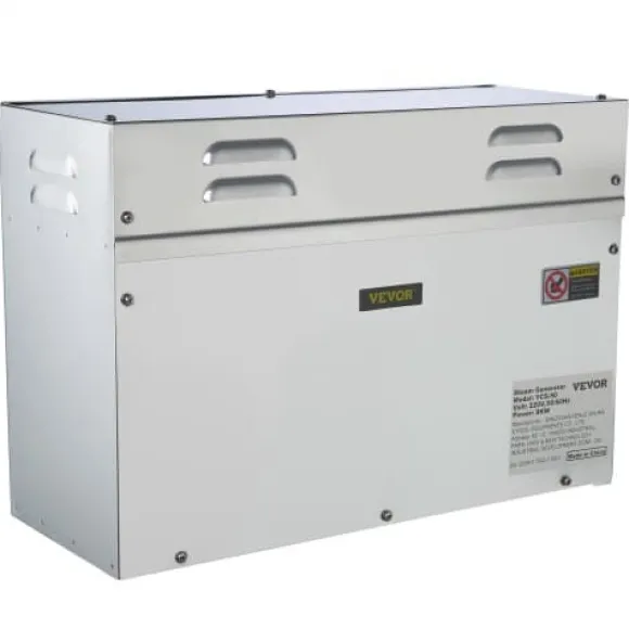 Dampgenerator, 44,5x18,2x31,3 cm, rustfrit stål