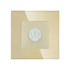 DC SMART HOME bevægelsessensor guld med glasramme__