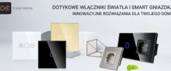 DC SMART HOME hvid bevægelsessensor med glasramme__