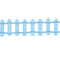 Dejlig miniature havehegn dukkehuspynt - blå