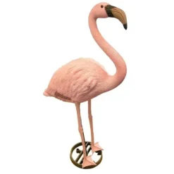 Dekorativ havefigur Ubbink Harpiks Lyserød flamengo