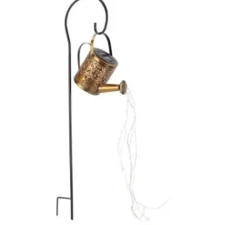 Dekorativ LED-solfyr att plantera - LUMISKY - ARROSY - H78 cm - Vattenkannas form