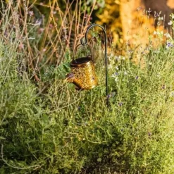 Dekorativ LED-solfyr att plantera - LUMISKY - ARROSY - H78 cm - Vattenkannas form