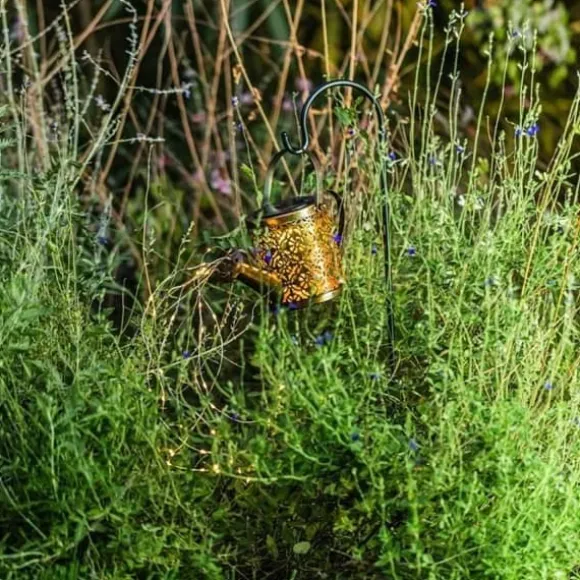 Dekorativ LED-solfyr att plantera - LUMISKY - ARROSY - H78 cm - Vattenkannas form
