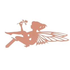 Dekorativa trädgårdsstakar Fairy Silhouette Metal Yard Stakes Arts Utomhus Trädgårdsdekor Vårdekor