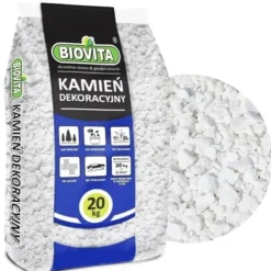 Dekorative stenslag hvide 8-16 mm 20 kg