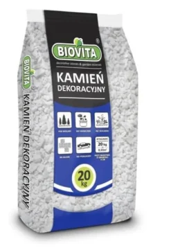 Dekorative stenslag hvide 8-16 mm 20 kg