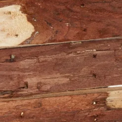 Dekorativt fuglehus, 14.5x10.5x7.5 cm, naturtræ