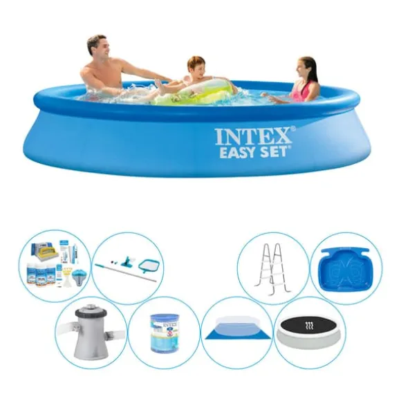 Deluxe Pool Sæt - Intex Nem Sæt Rundt 305x61 cm