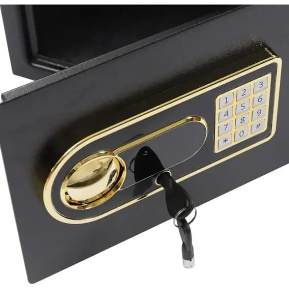 Depot Safe, Stållegering, 22 Liter Kapacitet, Digitalt Elektronisk Tastatur, Brandsikker og Vandtæt Pose, Egnet til Hjem og Kontor