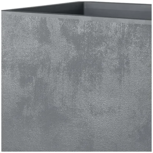DEROMA Muret Millennium R plantekasse - Askegrå - 99 x h39 cm - Med vandreserve - Hjul