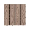 Dækfliser, WPC-materiale, Sammenkoblingsdesign,Kaffe