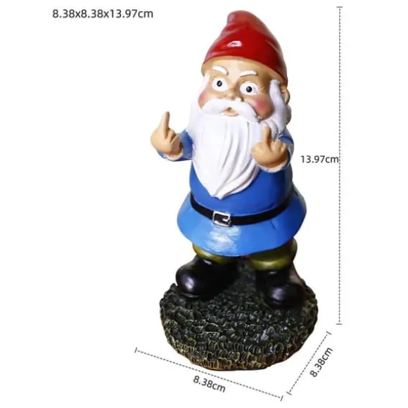 Dobbelt Langfinger Harpiks Have Santa - Blå