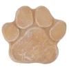 Dog Memorial Stone DIY Pawprint Lettering - Pet Grave Marker for Outdoor Garden - Sandy Yellow