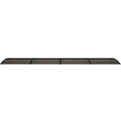 Dørbaldakin 400x100 cm - Polycarbonat | Farve: Sort | Størrelse: 400x100 cm