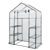 Drivhus 143 x 73 x 195 cm, PVC-folie, metalstruktur