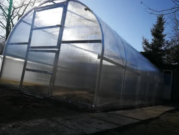 Drivhus Baumera BALTIC 3x8m med 6 mm polycarbonatbelægning