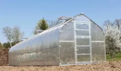 Drivhus Baumera STANDARD 20 - 2,5x8m med 6 mm polycarbonatbelægning