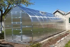 Drivhus Baumera STANDARD 20 - 2,5x8m med 6 mm polycarbonatbelægning