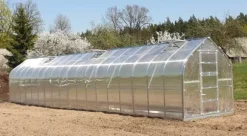 Drivhus Baumera STANDARD 20 - 2,5x8m med 6 mm polycarbonatbelægning