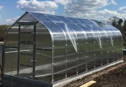 Drivhus Baumera STANDARD 15 - 2,5x6m med 4 mm polycarbonatbelægning