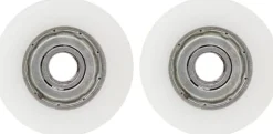 Drivhus dørhjul 30mm diameter Elite drivhusdørhjul, drivhusdørhjul, let at skubbe og trække drivhusdøren