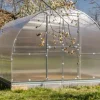 Drivhus KLASIKA RØR 3x12m (36m2) med fundamenter og 6mm polycarbonatbelægning