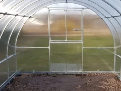Drivhus KLASIKA RØR 3x12m (36m2) med fundamenter og 6mm polycarbonatbelægning