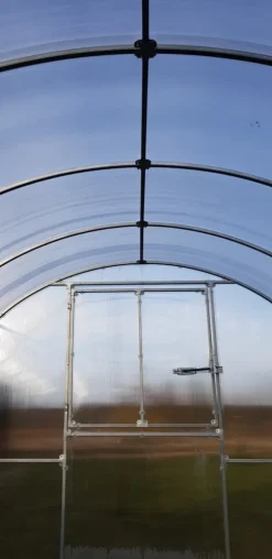 Drivhus KLASIKA RØR 3x12m (36m2) med fundamenter og 4mm polycarbonatbelægning