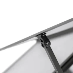 Drivhus med fundamentramme 445x169x195 cm - Aluminium | Farve: Antracitgrå