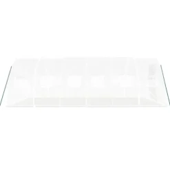 Drivhus med stålstel 18 m² 6x3x2 m hvid - Drivhus - Drivhuse - Home & Living