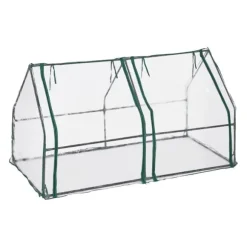 Drivhus til forkultivering, 90x180x90 cm, Transparent