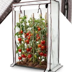 Drivhus til tomater 100 x 50 x 150 cm